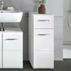 Ice armoire de salle de bain 1 tiroir 1 porte blanc Voir les images du produit 9