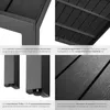A collage of close-up images showcasing the features of a garden table. Náhled obrázku produktu