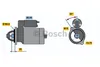 BOSCH 0 986 019 500 Starter Anlasser 1,4kW passend für Produktbild-Vorschau 1