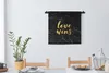 MuchoWow® Wandteppich Wandbehang Zitat - Liebe - Marmor - Produktbild-Vorschau 2