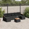 The Living Store 8-tlg. Garten-Sofagarnitur mit Kissen Produktbild-Vorschau 2