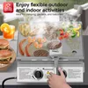 TurboTronic BBQ6 plynový stolný gril, plancha grilovacia Náhľad obrázku produktu 3