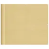 vidaXL Pare-vue pour balcon Sable 90x500 cm 100% Voir les images du produit 1