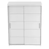 A white sliding door wardrobe shown from the front against a white background. Náhľad obrázku produktu