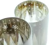 2x Windlicht "Winterlandschaft" aus Glas, weiß / silber, 12 Produktbild-Vorschau 5