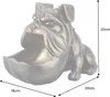riess-ambiente Deko-Figur BULLDOG 30cm Polyresin bronze mit Produktbild-Vorschau 2