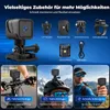 Helmkamera Fahrrad WiFi, 1080P HD, 120° Weitwinkel, 12MP, Produktbild-Vorschau 4