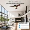 Stropný ventilátor s osvetlením, tichý, Ø 100 cm, DC motor, Náhľad obrázku produktu 14