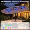 COSTWAY Doppelsonnenschirm 375x200cm, Gartenschirm mit Produktbild-Vorschau 4