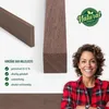 Holzleiste - Nussbaum gehobelt - 8 x 20 x 1000 mm Produktbild-Vorschau 4