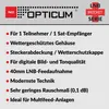 Opticum Red Rocket Single, F, 4 cm, Čierna, Červená Náhľad obrázku produktu 18