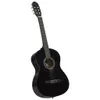 vidaXL Gitara klasyczna dla początkujących czarna 4/4 39" Podgląd zdjęcia produktu 1
