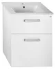 Aqualine Zuno - Lavabo 650x450 mm, con sfioratore, con foro Anteprima dell’immagine prodotto 3