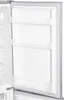 The interior of an open refrigerator door with shelves. Produktbild-Vorschau