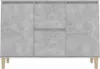 vidaXL Příborník betonový šedý 103,5x35x70 cm odvozený Náhled obrázku produktu 5