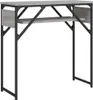 vidaXL Konzolový stolek s policí šedý Sonoma 75x30x75cm Náhled obrázku produktu 1