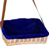 Bauchladen mit Tragegurt 43 x 29 cm Flechtkorb natur JGA Fasching Karneval Mottoparty Verkaufslösung Verkauf Verkaufsladen Produktbild-Vorschau