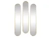 Satz von 3 ovalen Spiegeln aus Metall - 23 × 120 cm (B × H) Produktbild-Vorschau 1