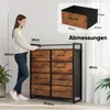 Commode HOKEEPER, commode à 8 tiroirs en tissu, meuble de Voir les images du produit 6