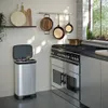 Curver Deco Bin Duo 23 l + 23 l argenté Voir les images du produit 2