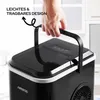 AREBOS Eiswürfelmaschine 12kg 24h 8 Eiswürfel in 10 Min Produktbild-Vorschau 8