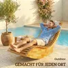 Outsunny Sonnenliege aus Akazienholz Klappbar Ergonomisch Produktbild-Vorschau 8