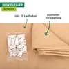 Seilspann-Sonnensegel 270x140cm beige/sand Produktbild-Vorschau 4