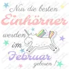 Nur die besten Einhörner werden im Februar geboren ! - Produktbild-Vorschau 2