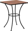 vidaXL Mosaic bistro stolek terakota červená 60 cm keramika Náhled obrázku produktu 7