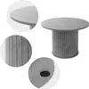 ML-Design Couchtisch rund Ø60x40 cm Beton-Optik Grau Produktbild-Vorschau 4