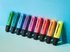 A row of colorful STABILO BOSS ORIGINAL highlighters arranged diagonally against a blue and light blue background. Anteprima dell’immagine prodotto