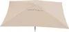 A rectangular umbrella canopy is shown from a top-down perspective against a white background. Produktbild-Vorschau