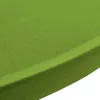 vidaXL Rozciągliwy pokrowiec na stół 2 szt. 80 cm zielony Podgląd zdjęcia produktu 4