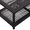 vidaXL Banc à chaussures Noir 80 x 40 x 30 cm Poly Rattan Voir les images du produit 3