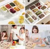 Snackbox mit 8 Fächern und Deckel, transparente Produktbild-Vorschau 7
