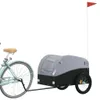 Cloris Designermöbel Fahrradanhänger Schwarz und Grau 45 kg Produktbild-Vorschau 3