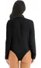 Dámské body s dlouhým rukávem body velikost XL V-neck Náhled obrázku produktu 3