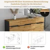 Merax Sideboard mit Holzoptik, Wohnzimmerschrank mit 2 Produktbild-Vorschau 8