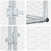 Namiot dla kur vidaXL, srebrny, 500 x 100 x 100 cm, stal Podgląd zdjęcia produktu 6