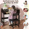 COSTWAY Schreibtisch Kinder mit Stuhl, Kinderschreibtisch Produktbild-Vorschau 6