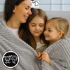 Coperta copriletto a righe poltrona letto grande grigio Anteprima dell’immagine prodotto 6