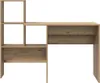 vidaXL Bureau Artisan-Chêne 131,5 x 50 x 106,5 cm Bois Voir les images du produit 5