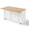 Kücheninsel 120x45(70)x93, Rollen, klappbare Arbeitsplatte, Produktbild-Vorschau 15