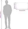vidaXL Küchenrückwand Dunkelgrau 70 x 40 cm Gehärtetes Glas Produktbild-Vorschau 4