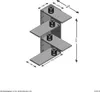 FMD furniture Eckregal mit 4 Ebenen 45 x 45 x 75 cm in Produktbild-Vorschau 6