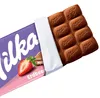 Milka Tafelschokolade Erdbeer 100g, Milchschokolade, 100 g, Produktbild-Vorschau 3