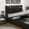 Polsterbett Vitalispa Christin Anthrazit/Eiche 140x200 mit Produktbild-Vorschau 5