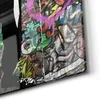 DEQOART Glasbild Echtglas 60x90 cm 'Ikonischer Kontrast' Produktbild-Vorschau 5