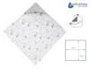 Kuscheldecke für babys, Einschlagdecke, Baumwolle, 85x85, Produktbild-Vorschau 3