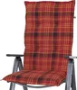 Auflage Hochlehner Milano 2393 rot-gelb kariert 120x49x6 cm Produktbild-Vorschau 2